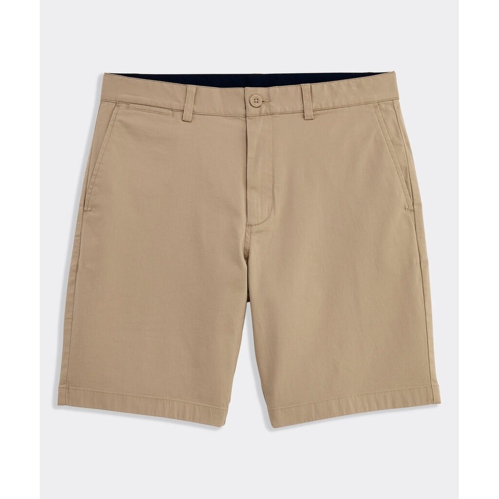 Vineyard Vines Mens 9 Inch Breaker Chino Shorts Khaki Size 42 NWT Stretch Preppy